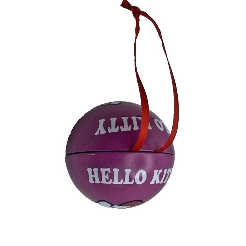 Hello Kitty Christmas Ornament Sanrio Opens Up Into 2 Parts To Fill Pink Kawaii - Picture 3 of 14